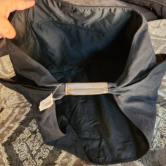 NWT Old Navy Black Textile Hobo Bag - Picture 14 of 16